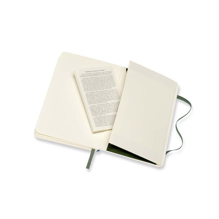 Libreta Moleskine Soft L Verde Oscuro Liso