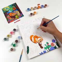 Pinta por números Alpino Forest