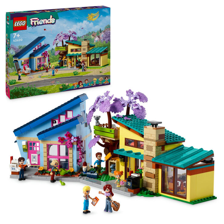 LEGO® Friends Casas Familiares de Olly y Paisley 42620