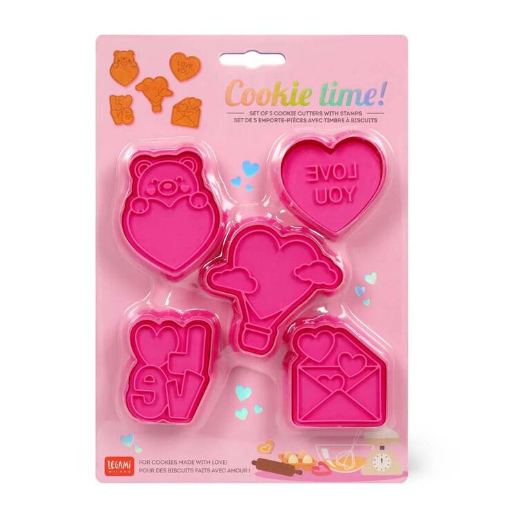 Set Moldes Galletas Legami Love