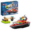 LEGO® City Lancha de Rescate de Bomberos y Zodiac 60373