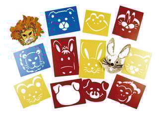 Máscara Anthony Peters Animales Maxi 10u Máscara Anthony Peters Animales Maxi 10u