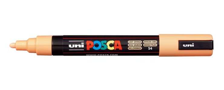 Marcador Posca PC-5M taronja clar