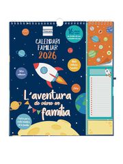 Calendario Finocam pared 16 meses plus cat 2025-26 Familiar
