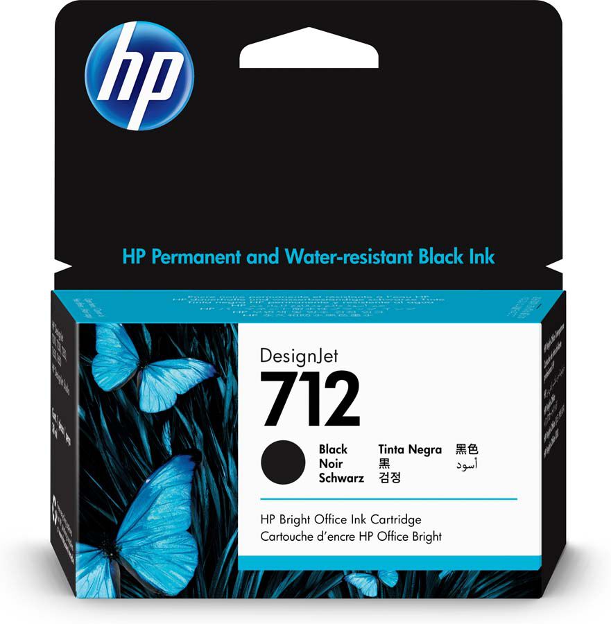 Cartucho original HP 712 negro - 3ED70A