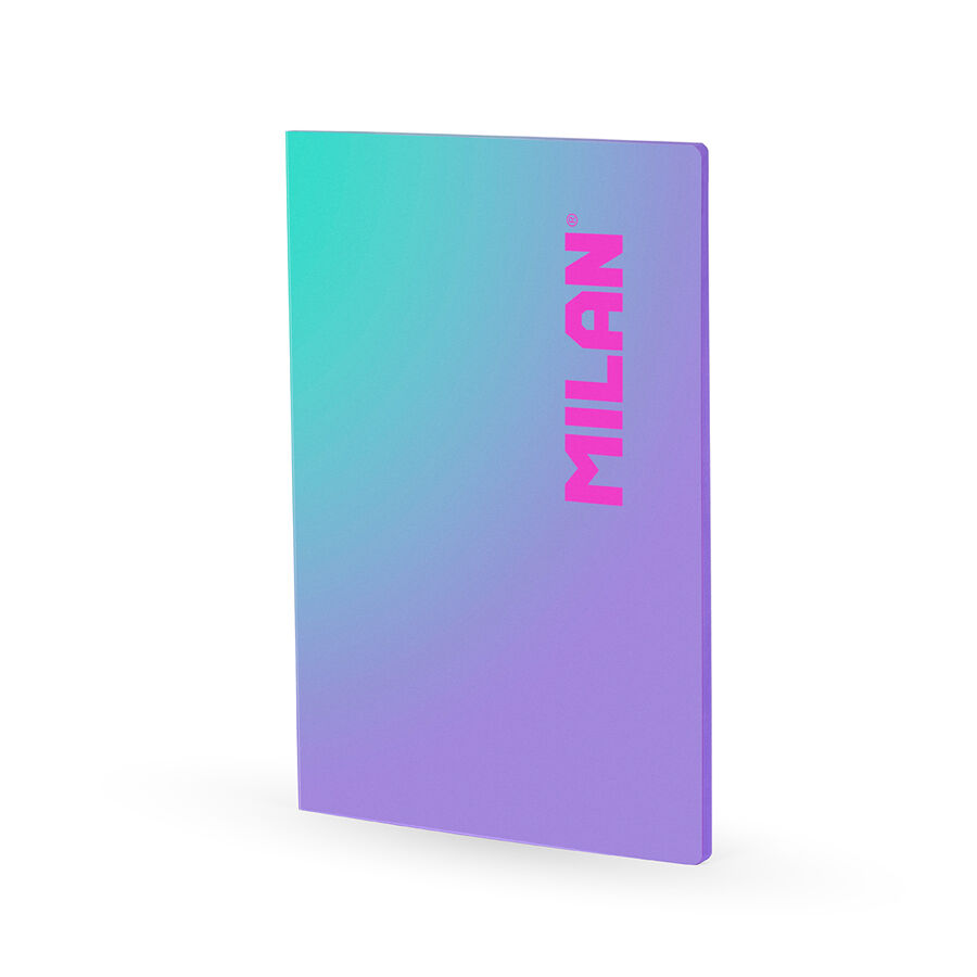 Libreta Grapada A4 Cuadr&iacute;cula 5 &times; 5 Sunset 48 Hojas Lila