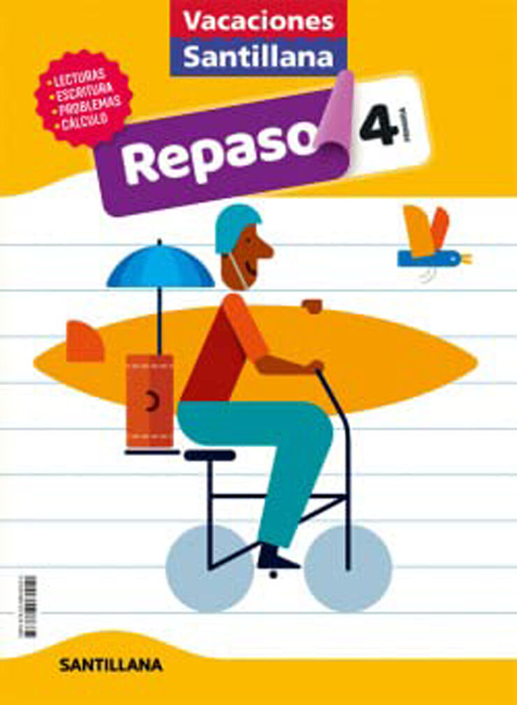 Vacaciones Repaso 4º Primaria Santillana