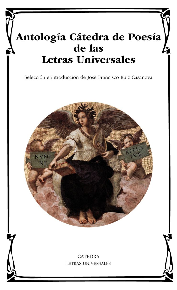 Antología Cátedra de poesía de las Letra