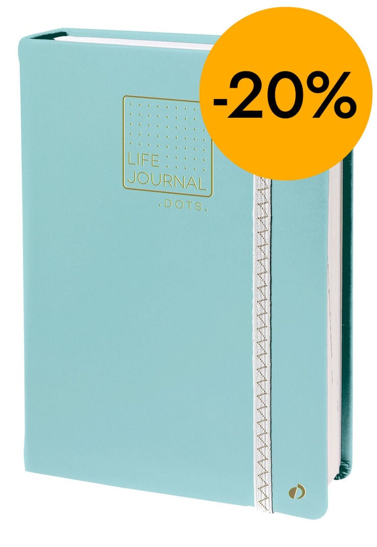Diario Agenda Bullet Journal A5 Quo Vadis Dots Turquesa