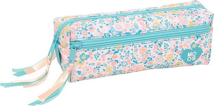 Estuche Triple Safta Moos Fiori