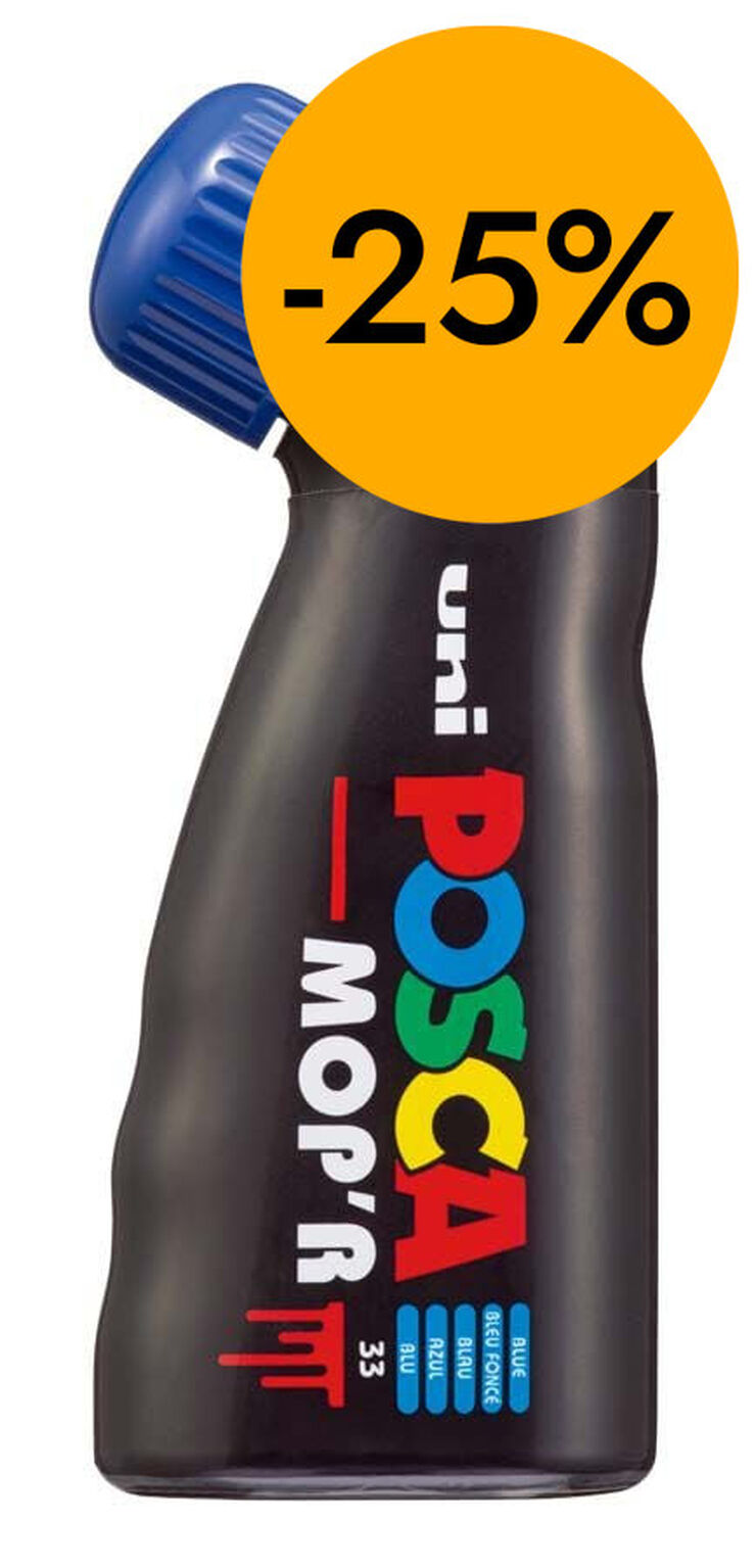 Rotulador Posca Mop'r PCM-22 3-19mm azul oscuro