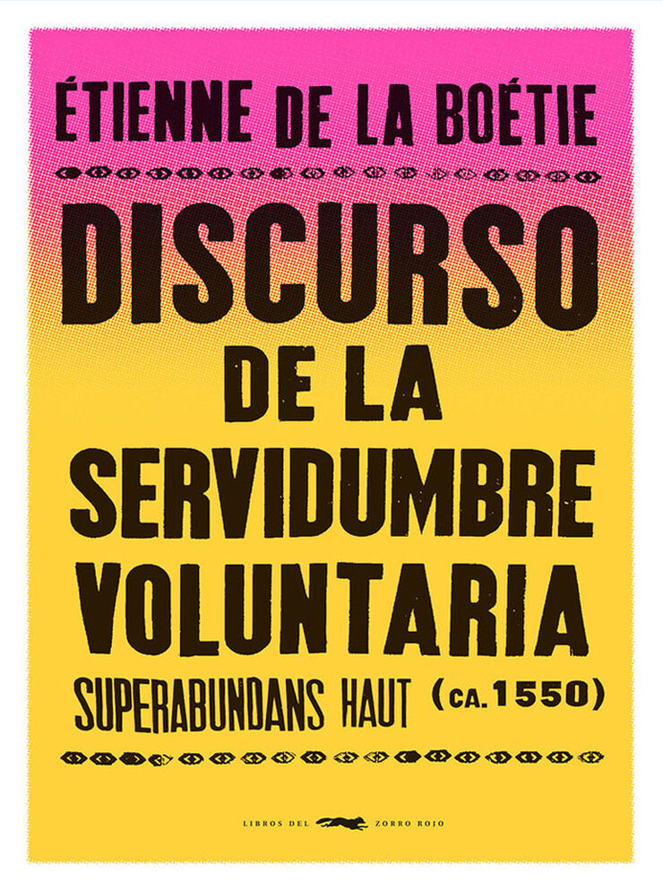 Discurso de la servidumbre voluntaria