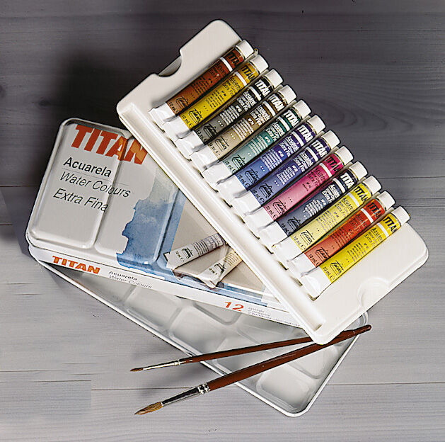 Acuarela Titan 10ml Amarillo