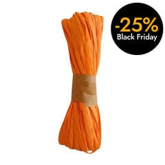 Rafia Natural Ursus 50g naranja