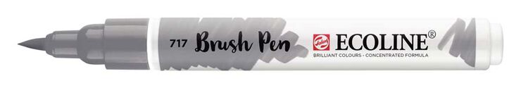 Rotulador Ecoline Brush Pen gris frío 717