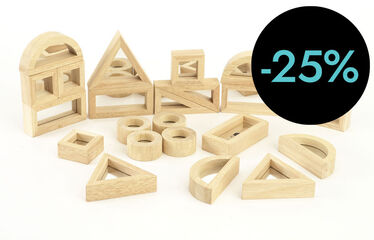 Blocs de fusta amb miralls