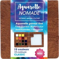 Mini Paleta Acuarela Nomad 15 colores
