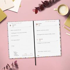 Agenda Finocam Porto DS Y10 día/pág cat 2026 Malva