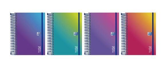 Agenda Escolar Oxford Gradient 1/8 D&iacute;a/p&aacute;g Castellano 2026-2027