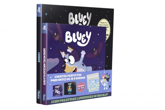 Bluey. Un cuento A dormir con Bluey. Pack con dos libros de Bluey para leer antes de ir a la cama