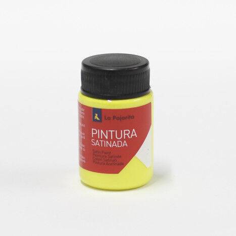 Pintura satinada La Pajarita 35ml amarillo lim&oacute;n