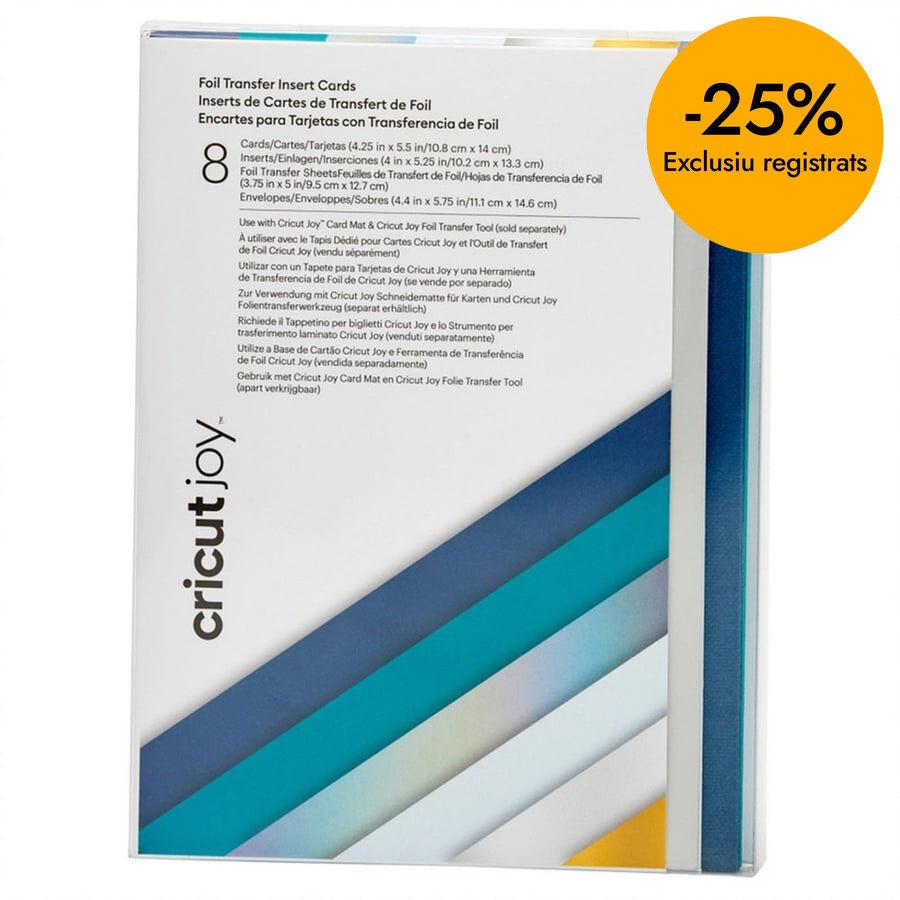 Joy 8 Targetes/Sobres Foil Blue Lag. A2