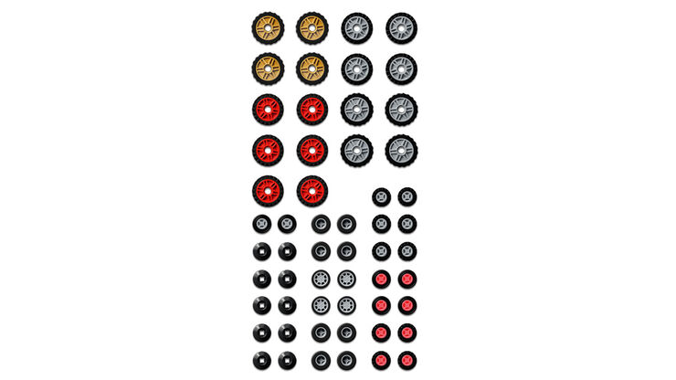 LEGO® Classic Ladrillos Y Ruedas 11014