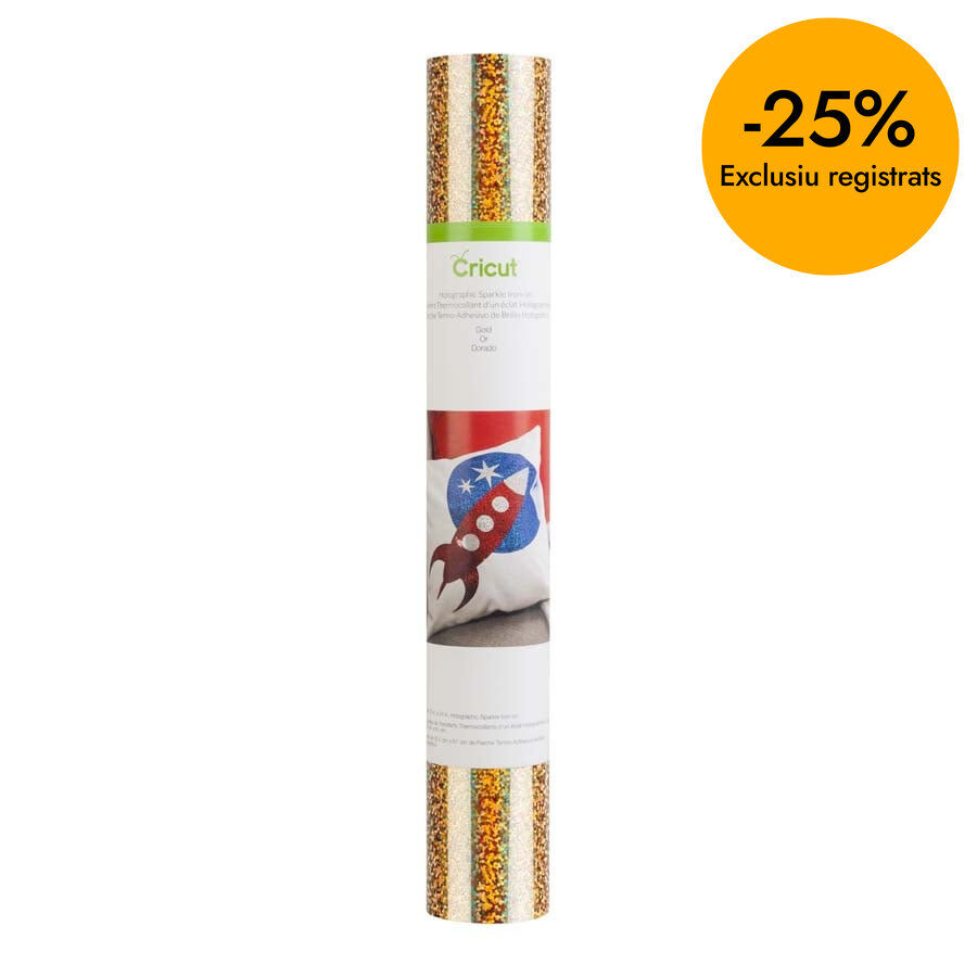 Iron-on Hologr&agrave;fic 30x60cm or