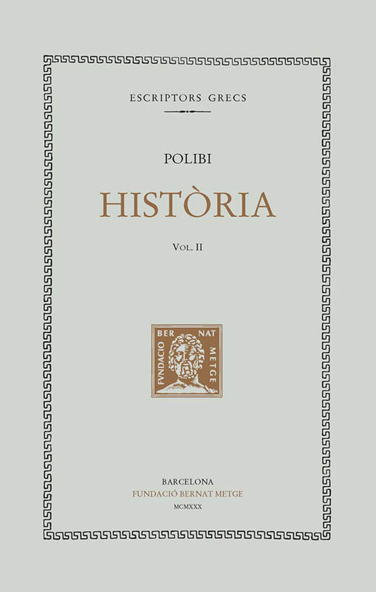 Història, vol. II: llibres II-LX- CXVIII-IV, I-XXXVII