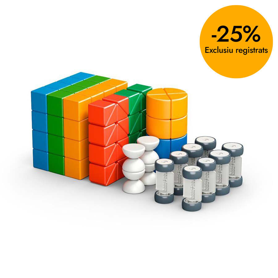 Cubos de construcci&oacute;n magn&eacute;ticos 128 piezas