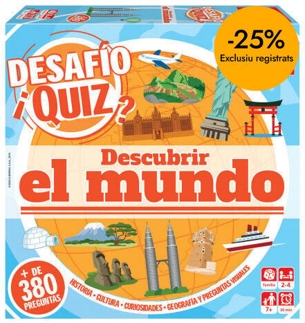 Desaf&iacute;o Quiz Descubrir El mundo Educa