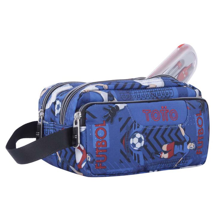 Estuche Totto Agapec Azul-futbolistas