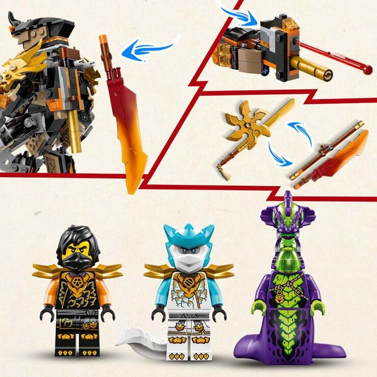 LEGO® Ninjago Meca de Missió de Cole i Zane Drac 71854