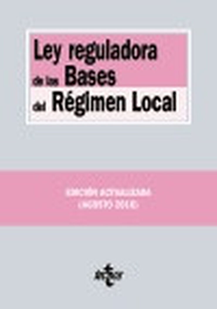 Ley reguladora de las Bases del Régimen