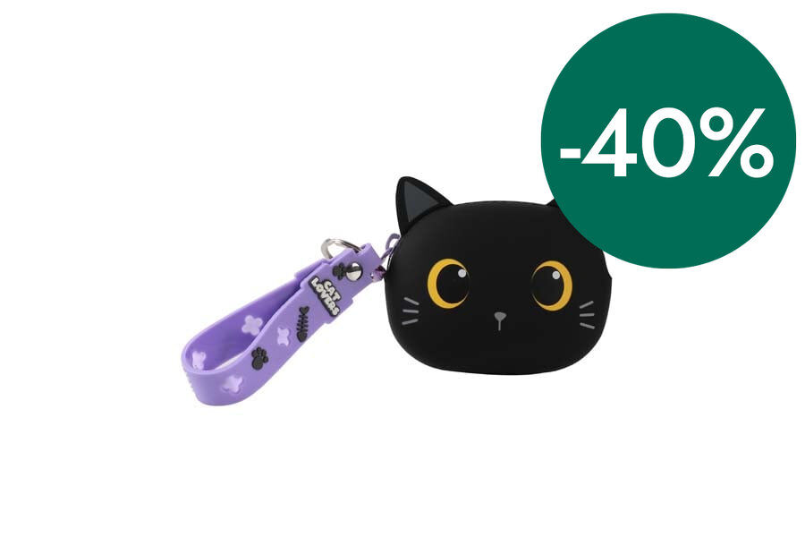 Monedero silicona iTotal Cat