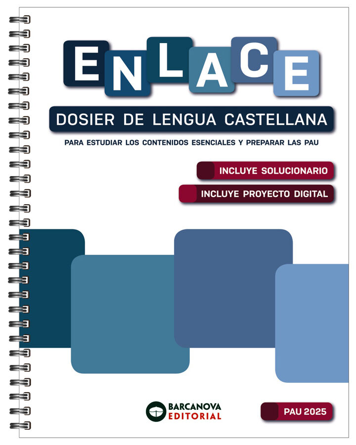 Enlace. Dosier de Lengua castellana. Bachillerato 2025
