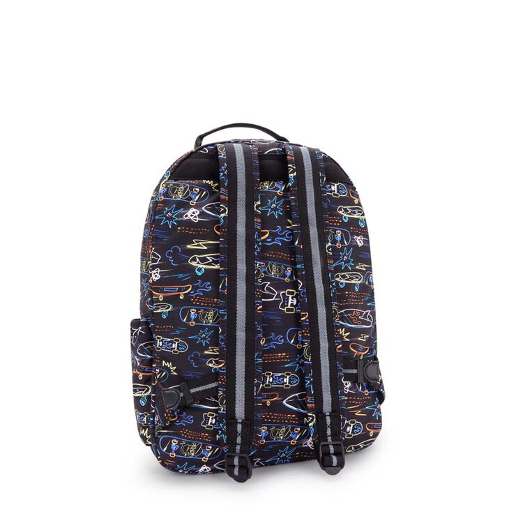 Mochila Kipling Seoul Lap Neon Skate