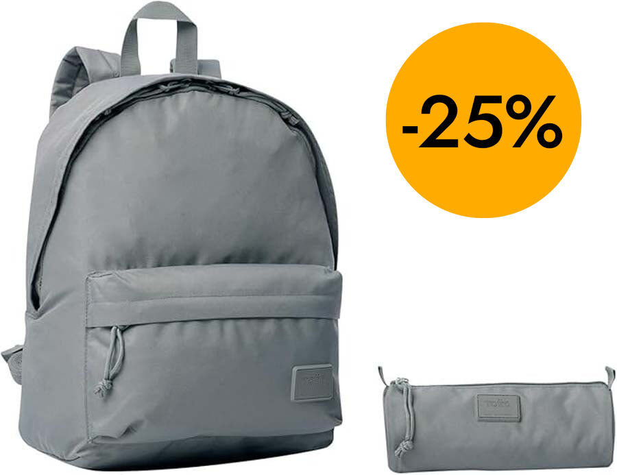 Pack Motxilla + Estoig Totto Kalex gris