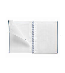 Notebook A4 Tapa Extra Dura 80 Hojas 5 &times; 5 Gradient Azul y Amarillo
