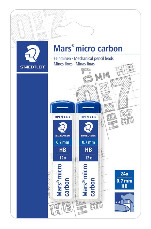 Minas Staedtler Mars Micro Carbon 0,7mm HB 24u