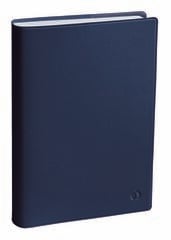 Agenda 16 meses Quo Vadis Touch A5 sem/vista mult. 2025-26 azul marino