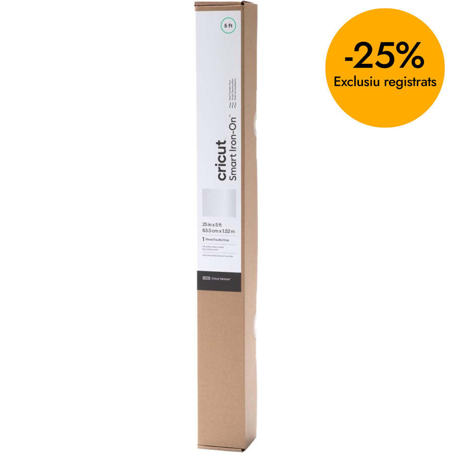 Cricut Venture Smart Iron-On blanco 63,5x152