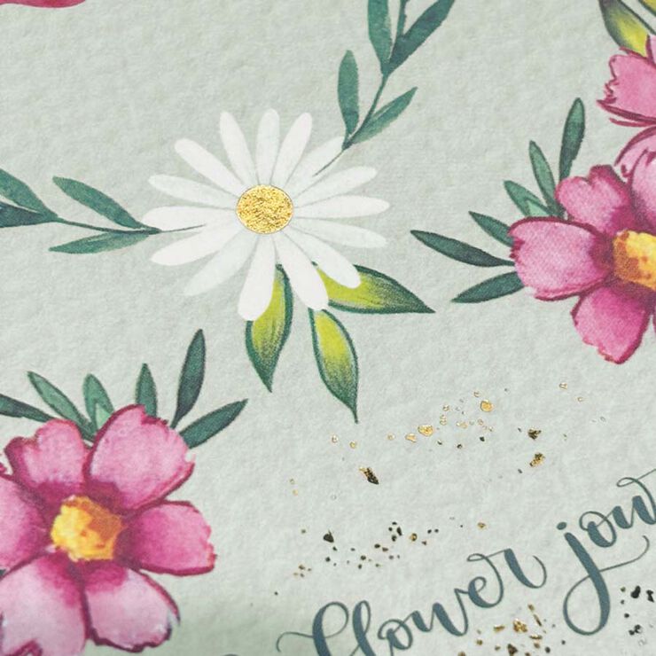 Agenda Finocam escolar The Flower Journal E10 setm/vista cas 2025-26 verd
