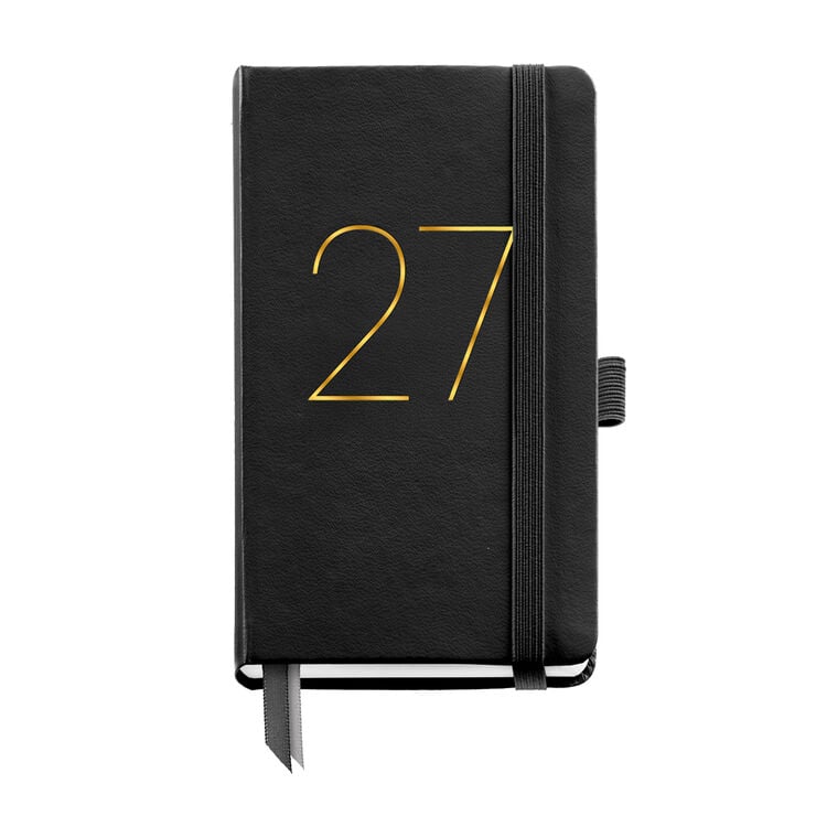Agenda Miquelrius Passport Setmana Vista Catal&agrave; 2027 Chester Negre