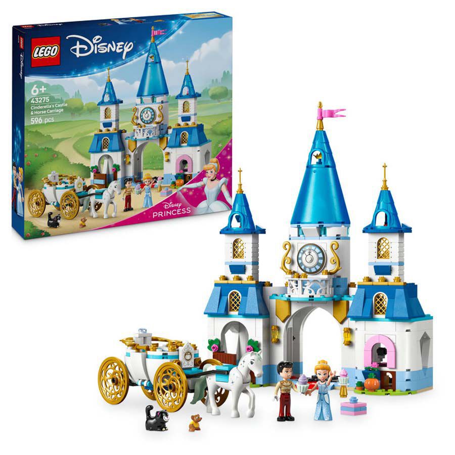 LEGO&reg; Disney Princess Castillo y Carroza de Cenicienta 43275