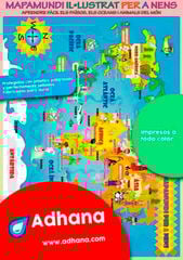 ADHAC 35x50 Mapamundi il.lustrat/nens ADHAC 35x50 Mapamundi il.lustrat/nens
