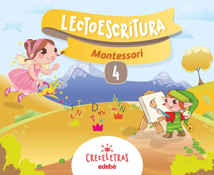 Creceletras. Lectoescriptura 4 Montessori