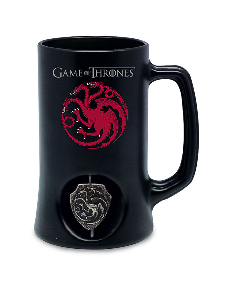 Targaryen Logo Jarra Negra 3D Got