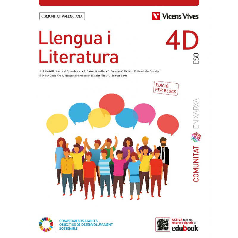 Llengua Catalana I Literatura. 4 Blocs Q. Diversitat Comunitat En Xarxa Valencia