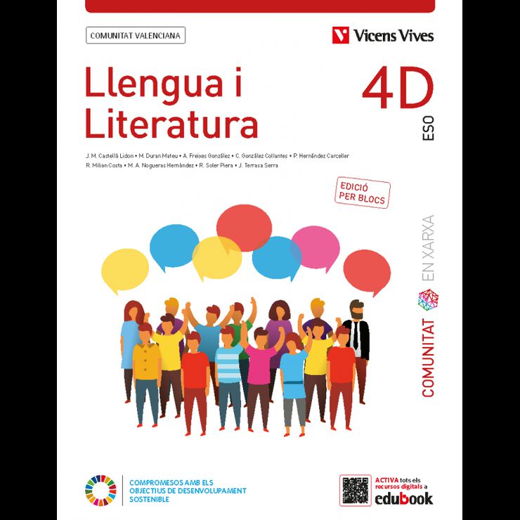 Llengua Catalana I Literatura. 4 Blocs Q. Diversitat Comunitat En Xarxa Valencia